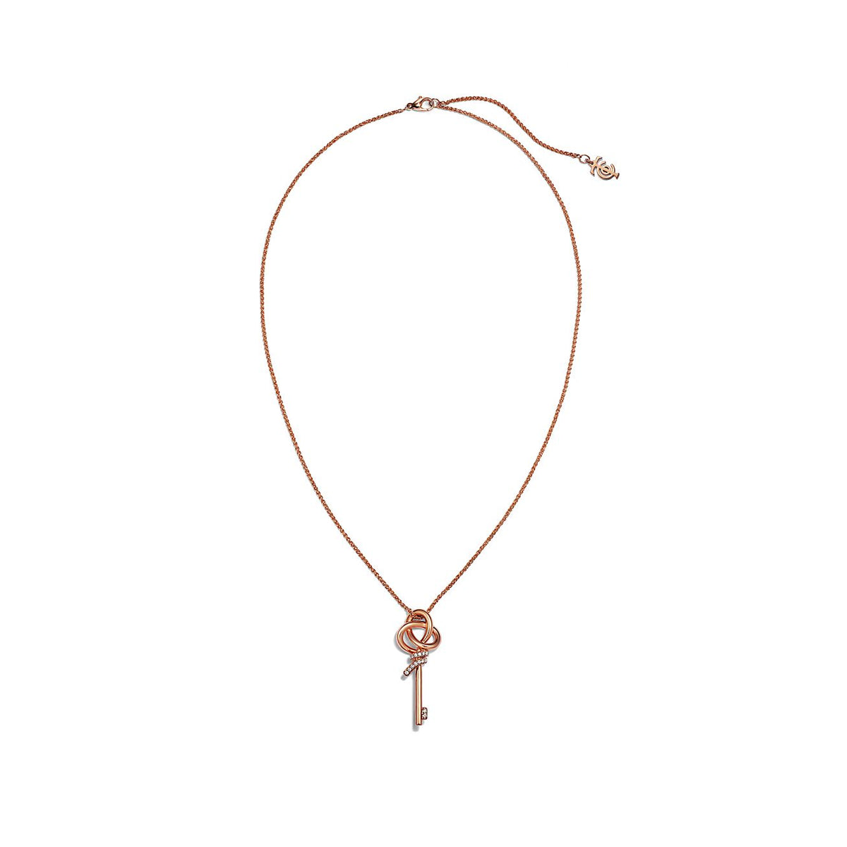 Tiffany Keys Woven Diamonds Medium Necklace