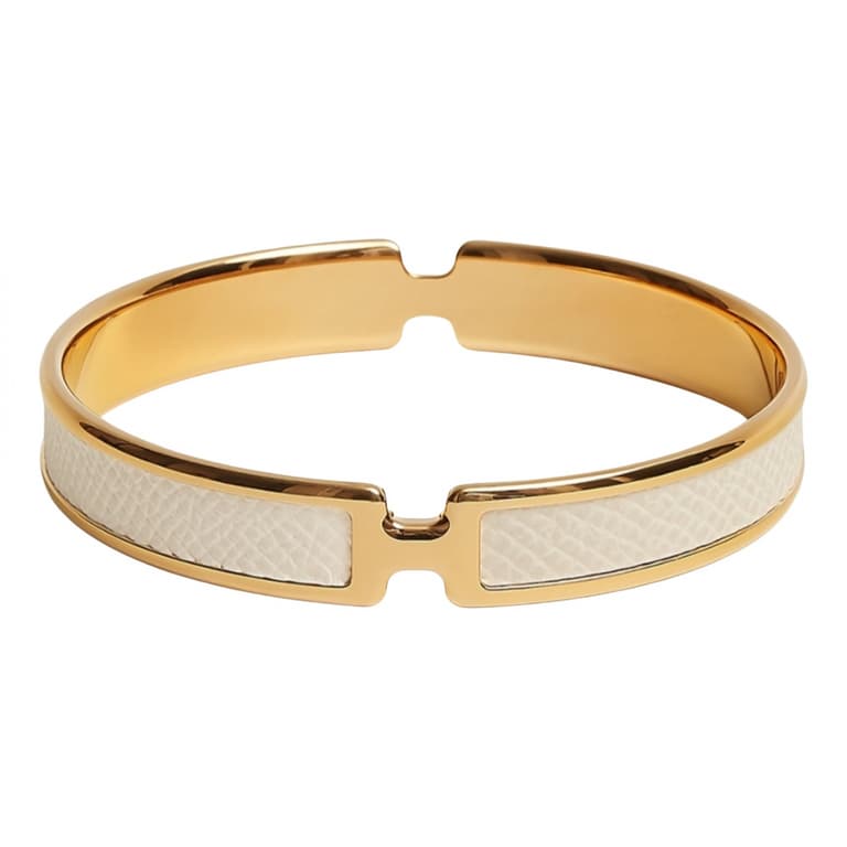 Hermes Olympe White Bracelet