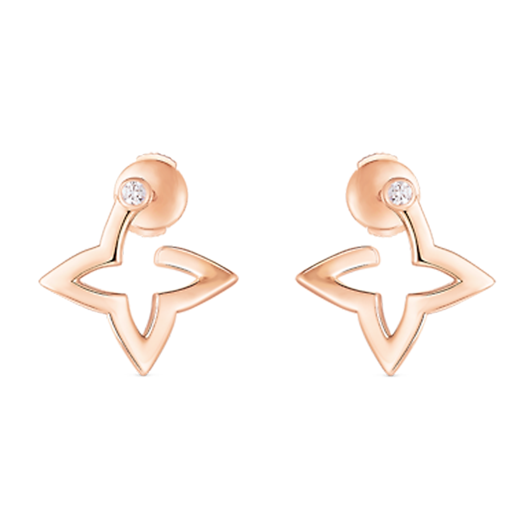 Louis Vuitton Blossom Mini Hoops Earrings - 18K Gold