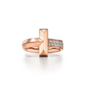 Tiffany T1 Moissanite Ring - 4.5 mm Width - 18K Gold