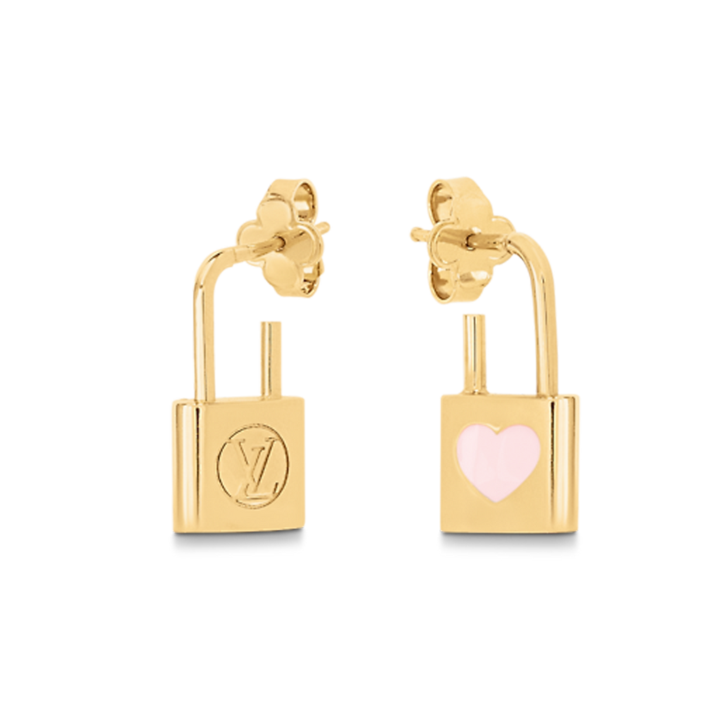 Louis Vuitton Cadenas Earrings - 18K Gold