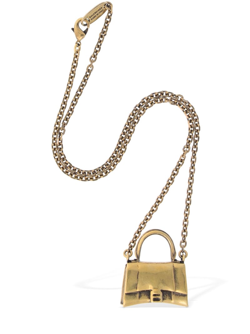 Balenciaga Hourglass Bag Necklace