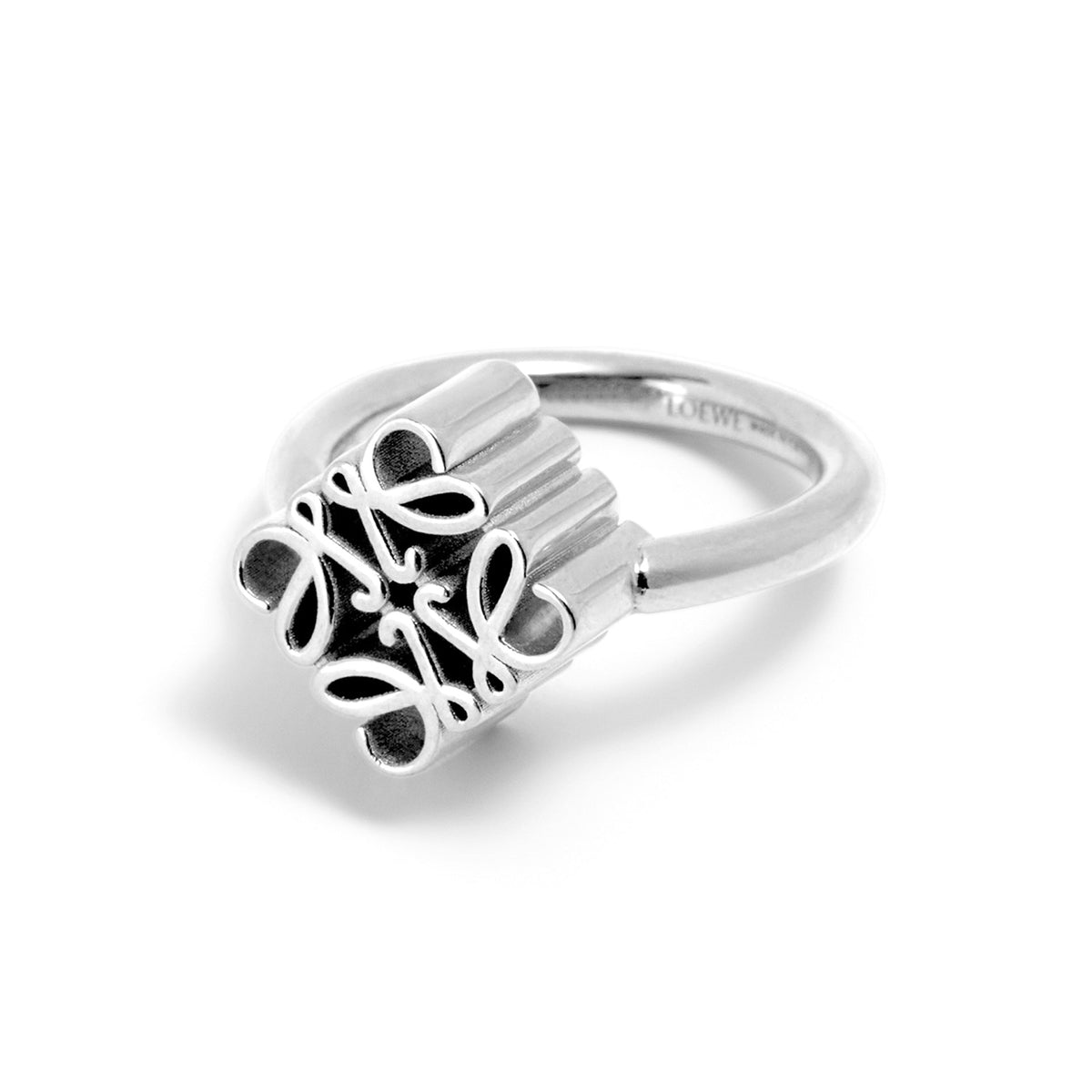 LOEWE Anagram Single Anagram Ring - 18K Gold