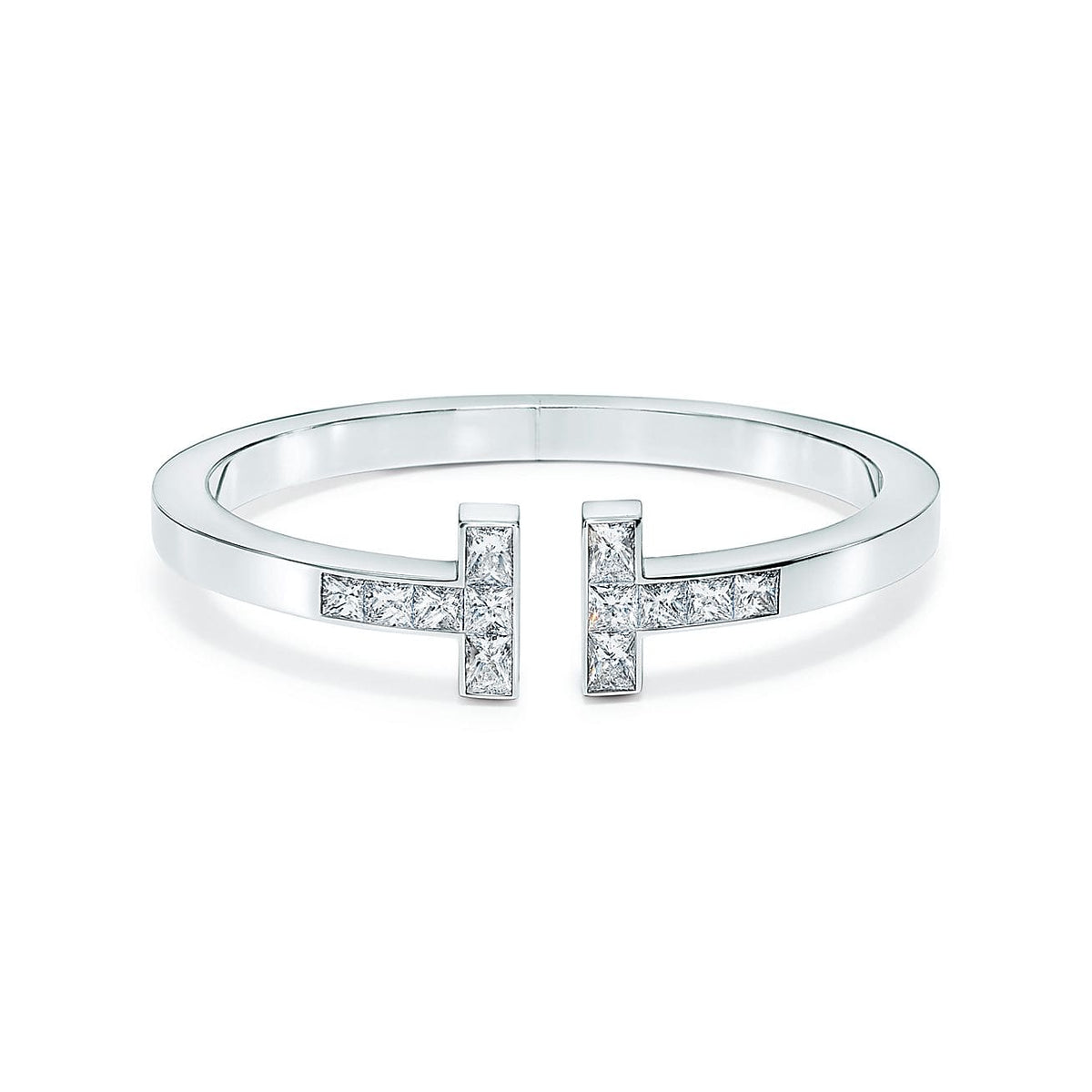 Tiffany Moissanite Square Bracelet - 18K Gold