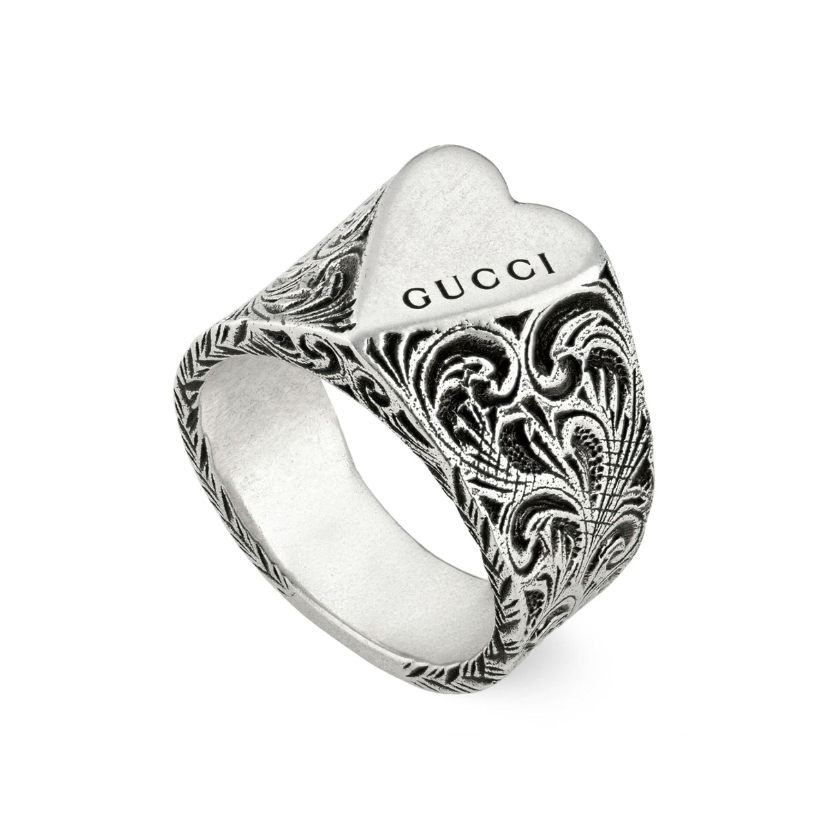Gucci Double G Heart Ring