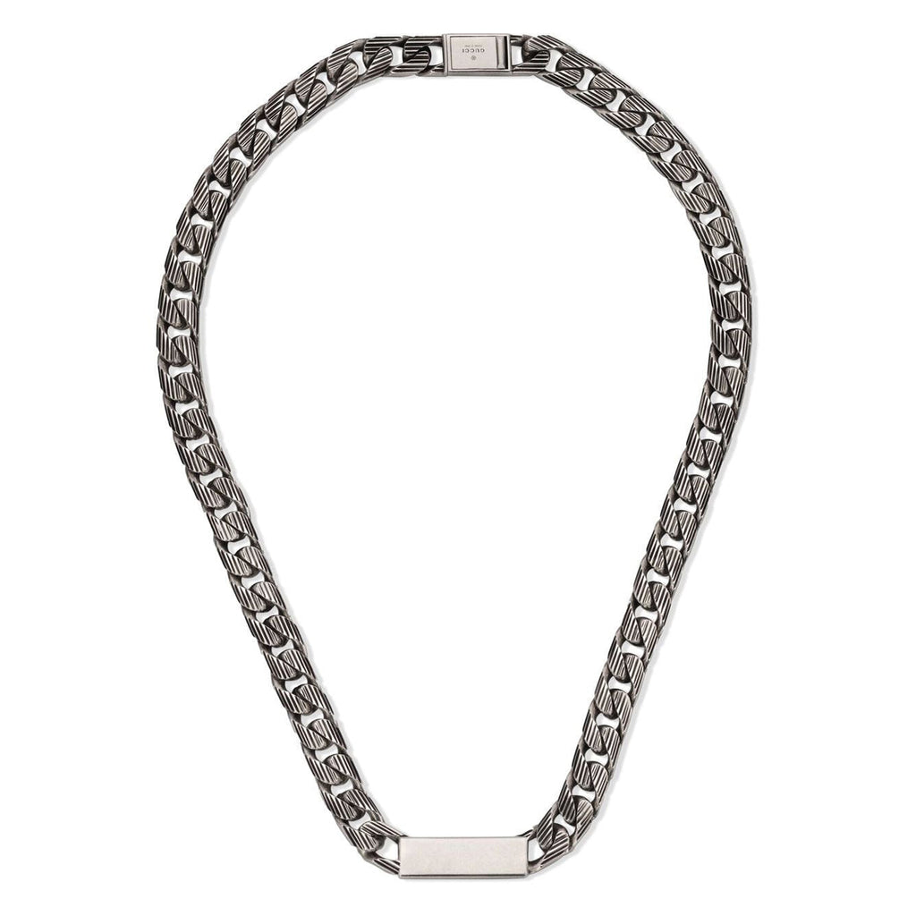 Gucci Double G Logo Enamel Chain Necklace