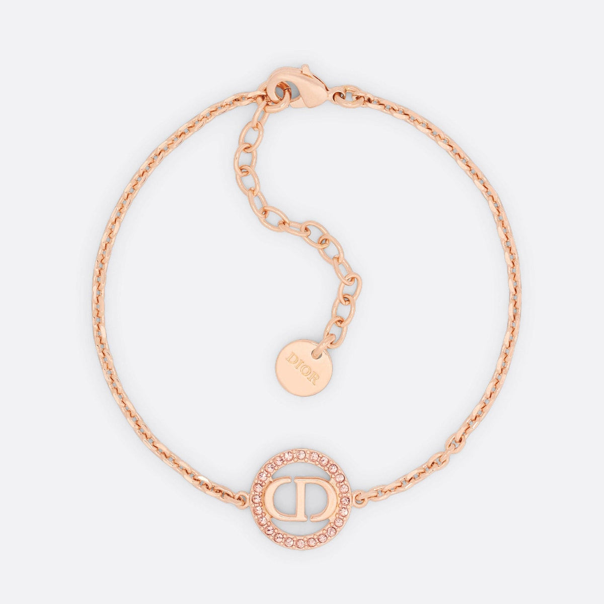 Dior Petit CD Pink Crystal Bracelet