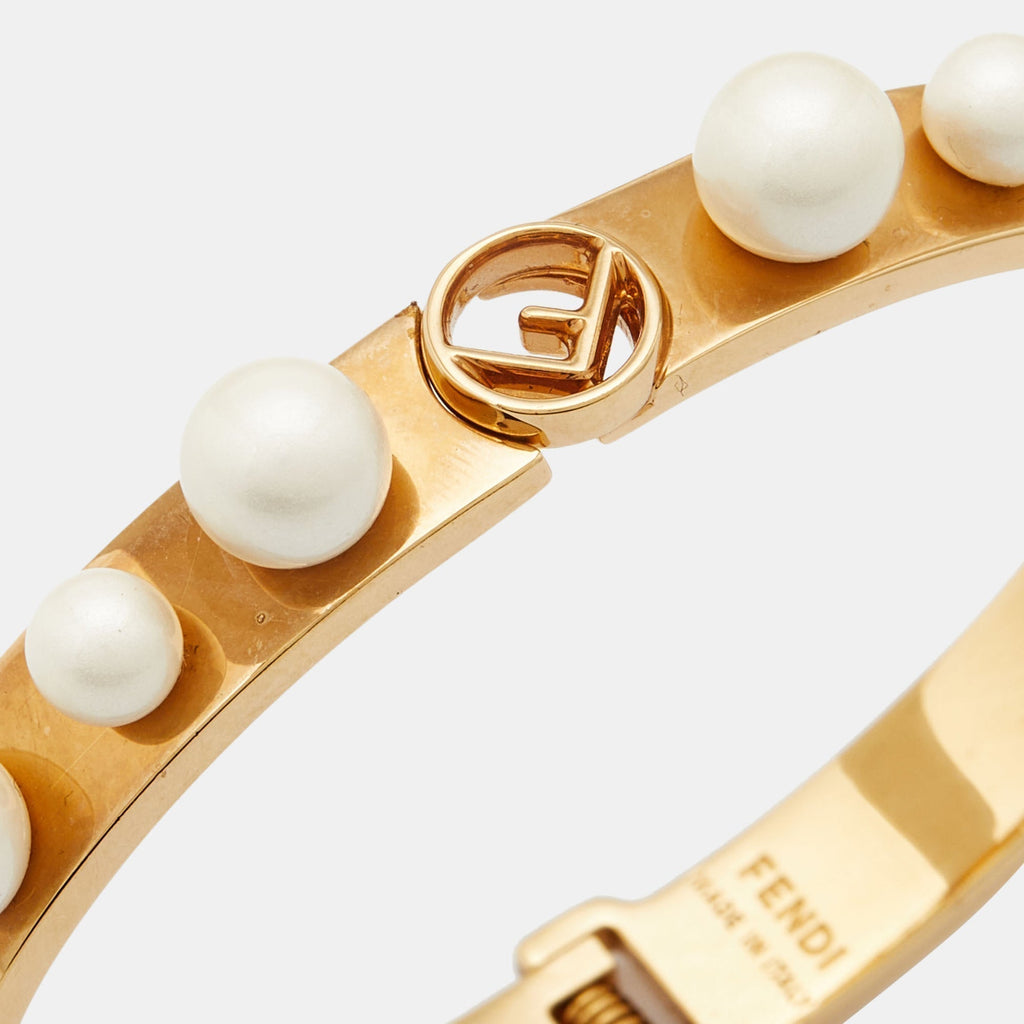 Fendi Pearl Bracelet - 18K Gold
