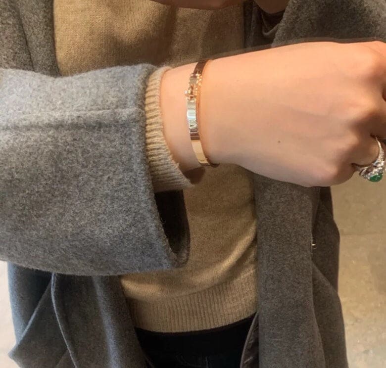 Hermes Kelly Bracelet - 18K White Gold