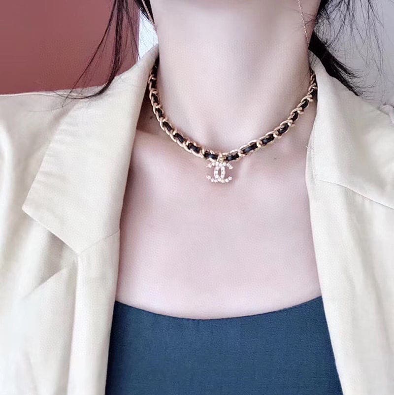 Chanel 1995 Rhinestone Necklace