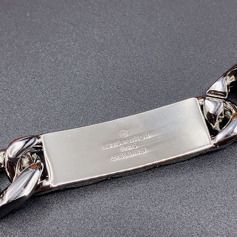 Louis Vuitton Monogram Logo Chain Bracelet
