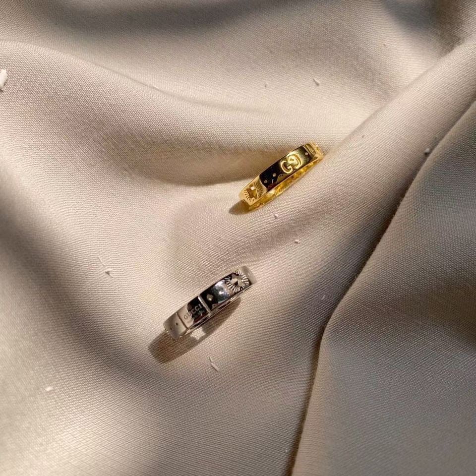 Gucci Double G Ring - 18K White Gold