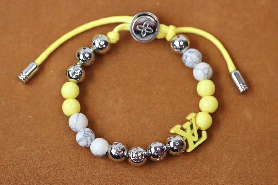 Louis Vuitton Monogram Beads Yellow Bracelet