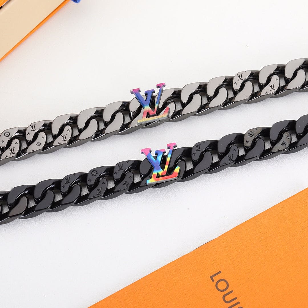Louis Vuitton Rainbow Chain Link Necklace