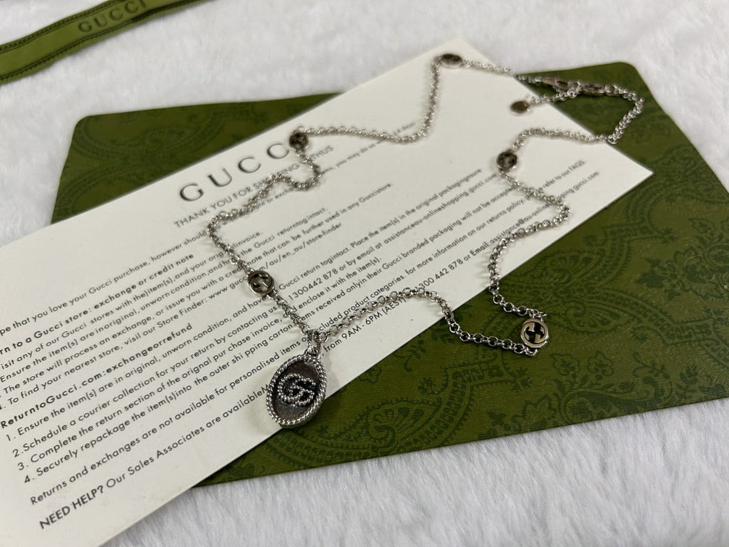 Gucci Double G Pendant Necklace