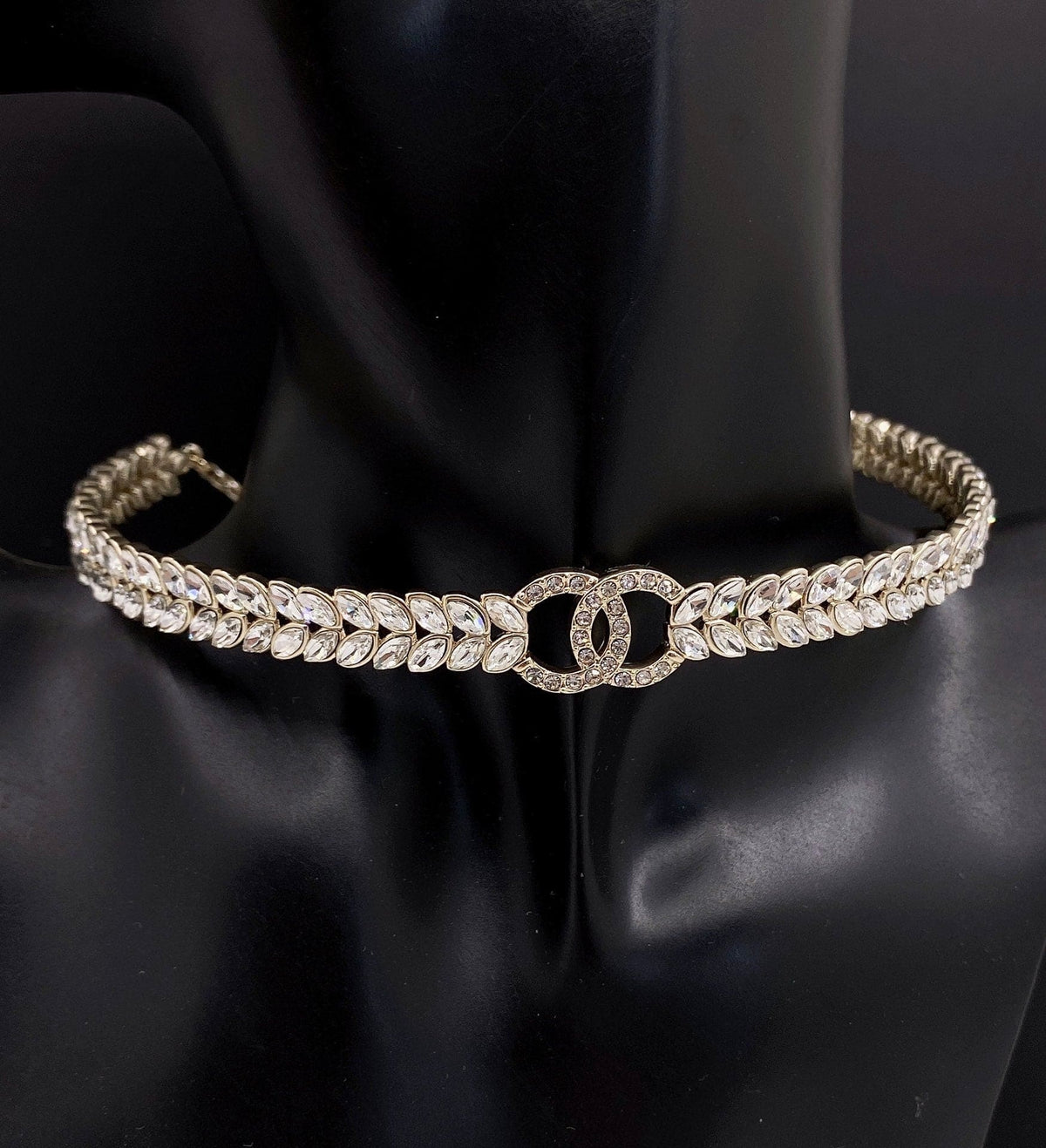 Chanel Chain Choker Diamond Necklace