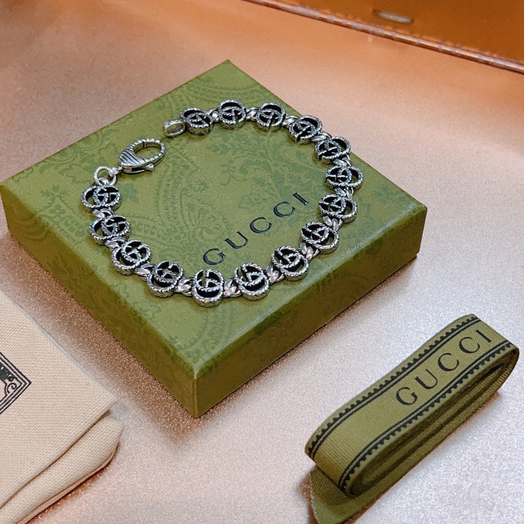 Gucci Double G Interlocking G Bracelet