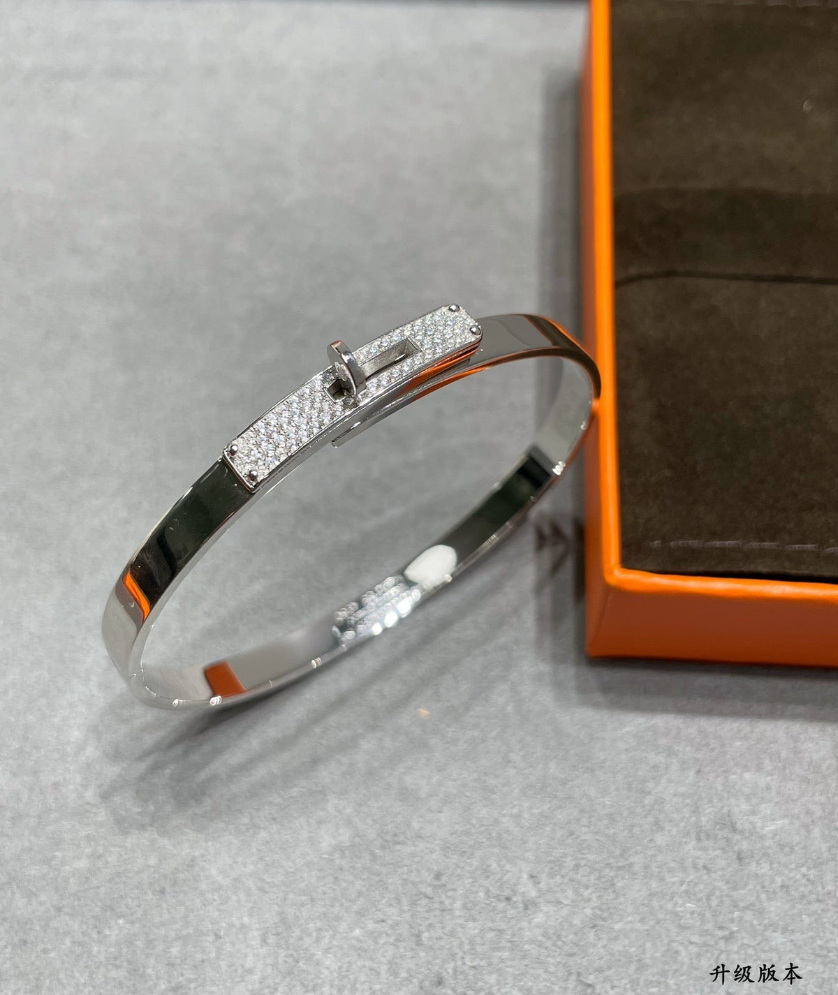 Hermes Kelly Small Model Diamond Bracelet