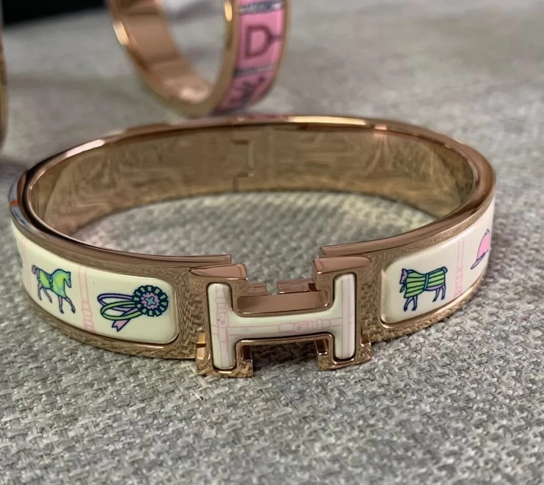 Hermes Clic H Couvertures Bracelet