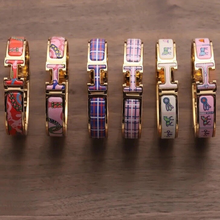 Hermes Clic H Panoplie Equestre Red Bracelet