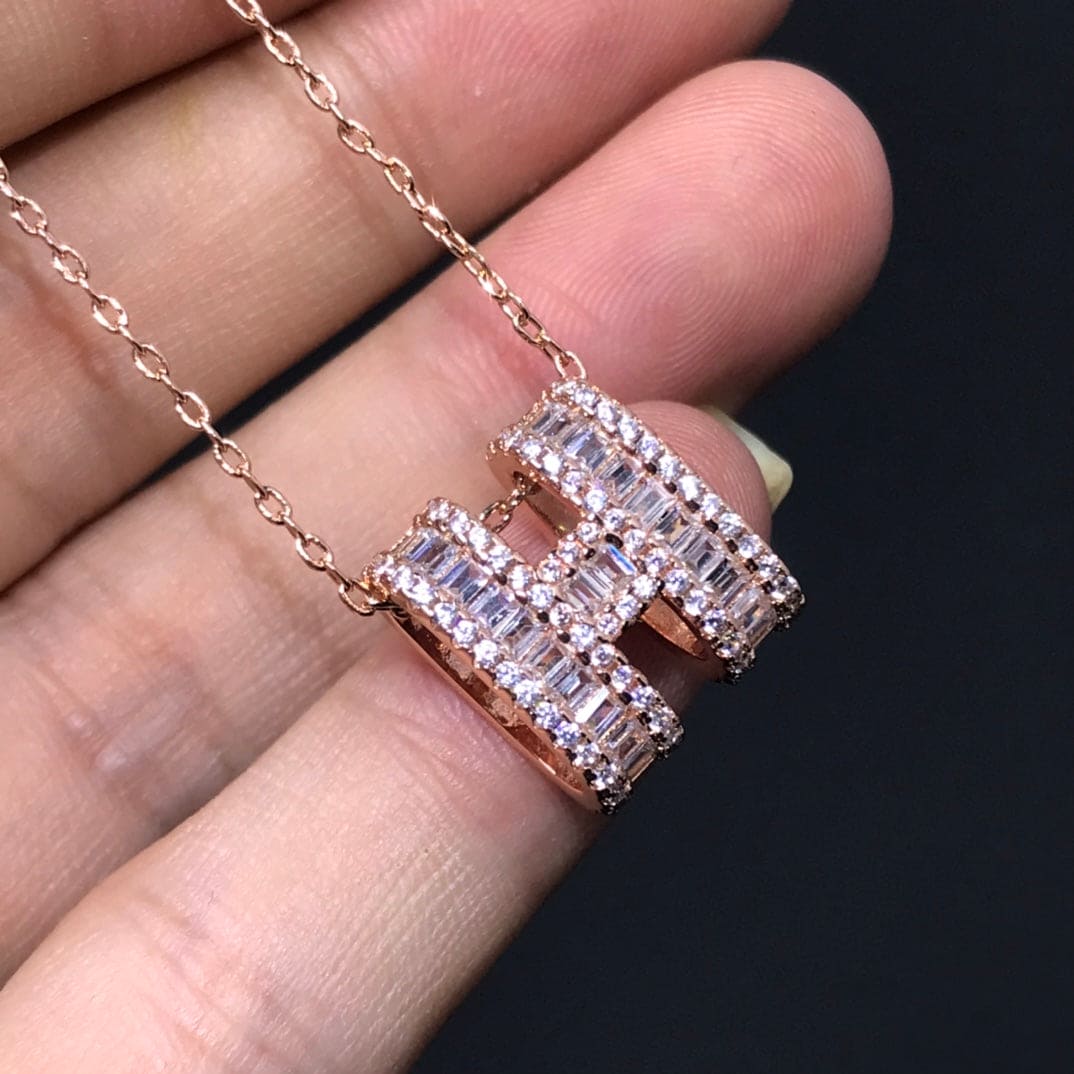 Hermes Diamond Necklace