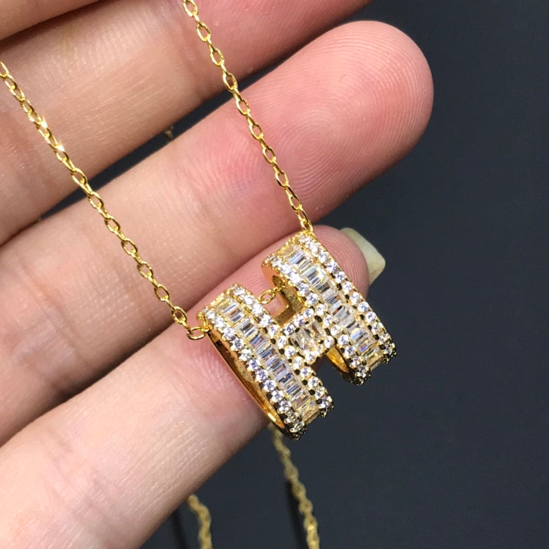 Hermes Diamond Necklace