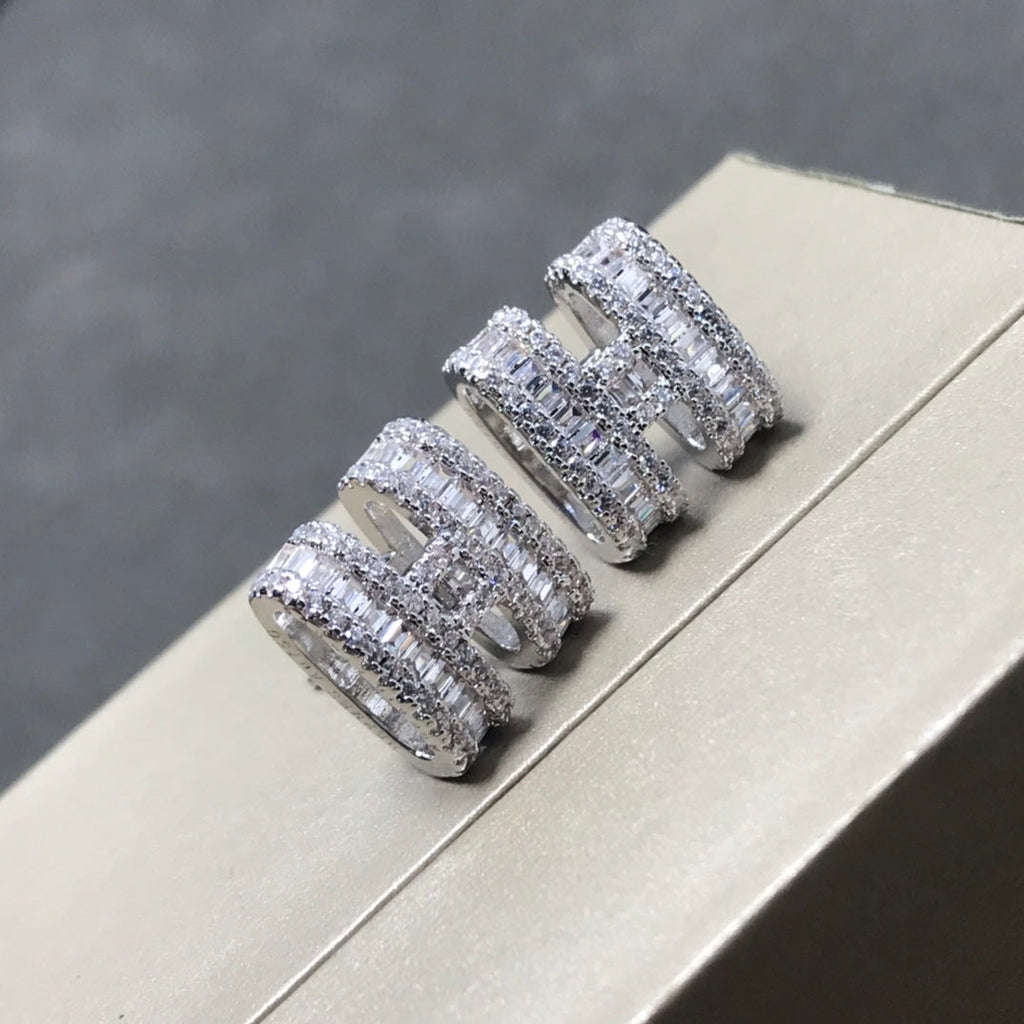 Hermes Pop Moissanite Earrings