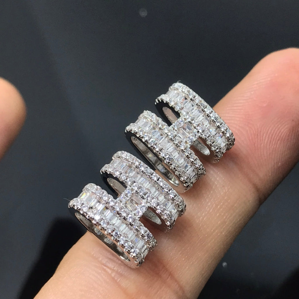 Hermes Pop Moissanite Earrings