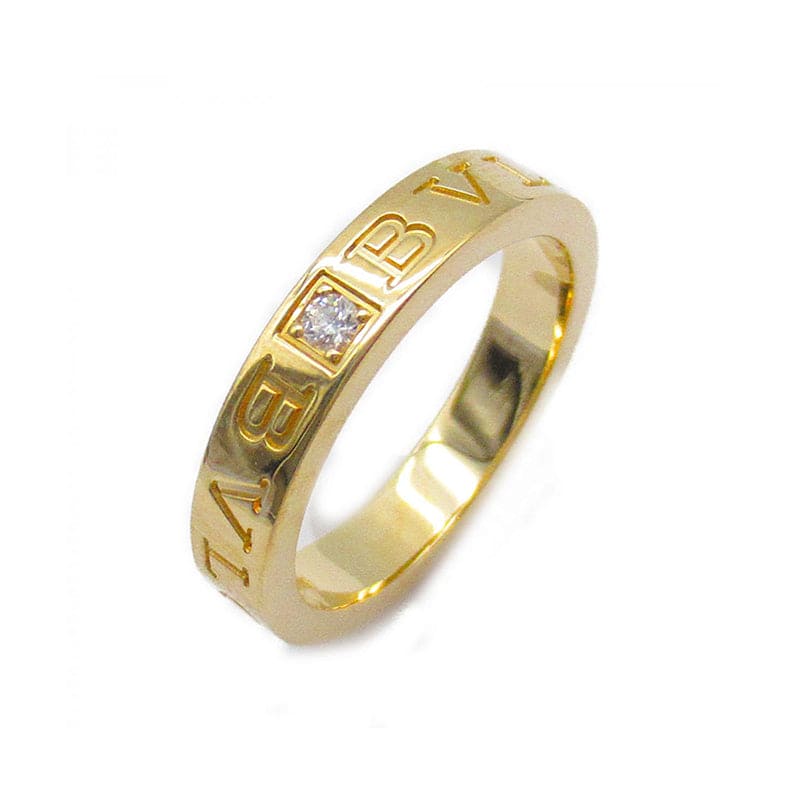 Bvlgari Diamond Ring - 18K Yellow Gold