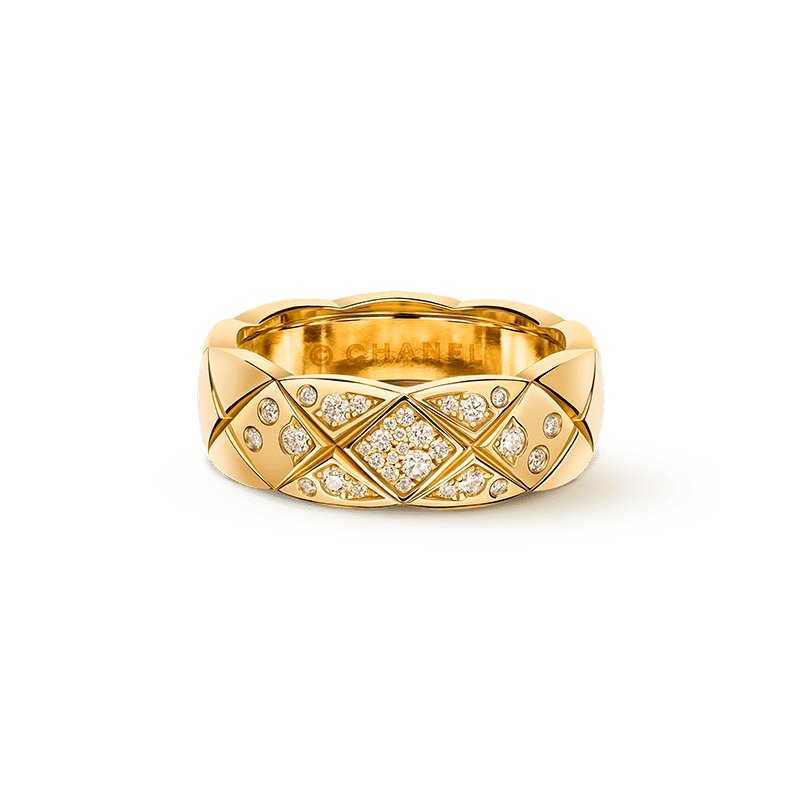Chanel Coco Crush Diamond Ring - 18K Yellow Gold