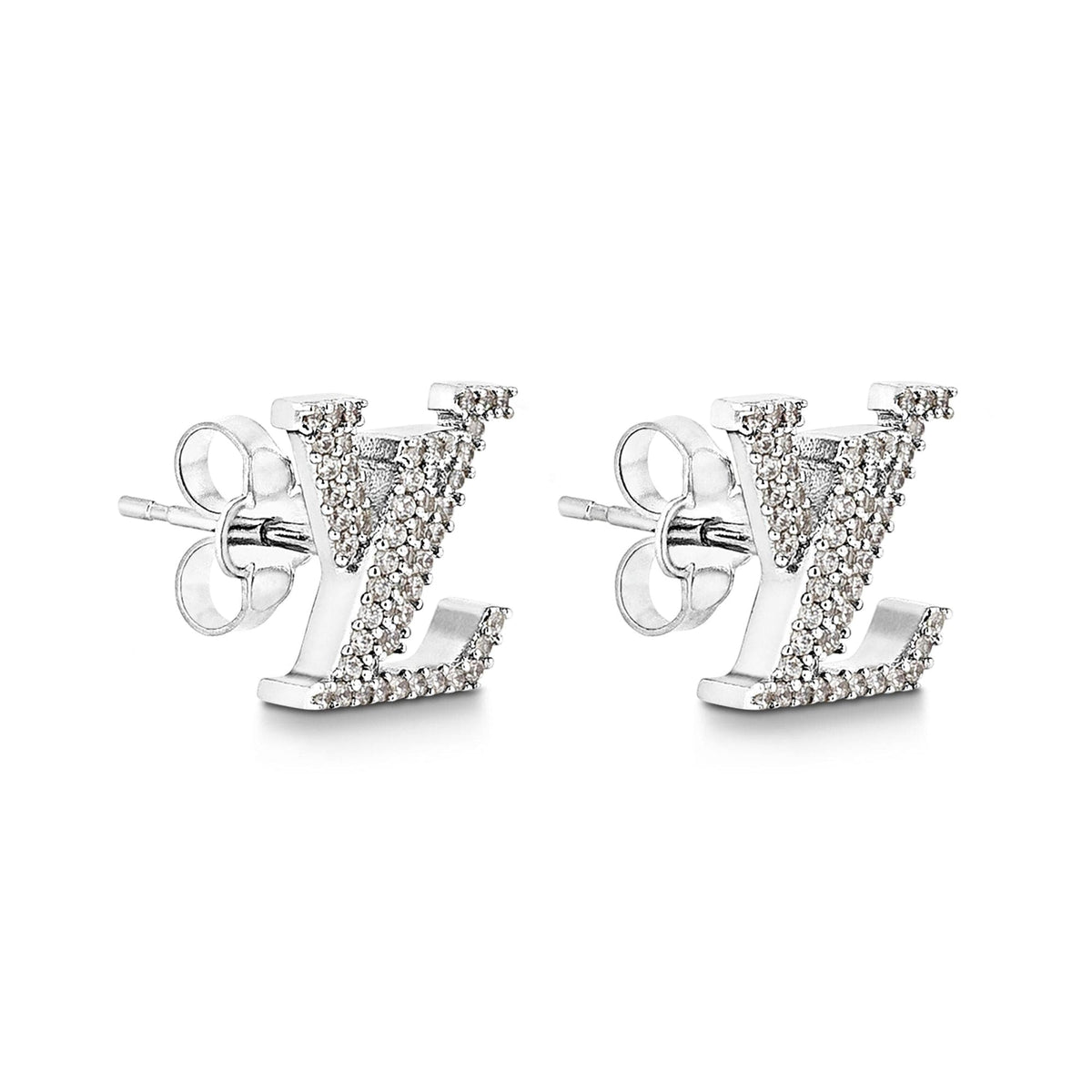 Louis Vuitton Iconic Diamond Earrings - 18K White Gold