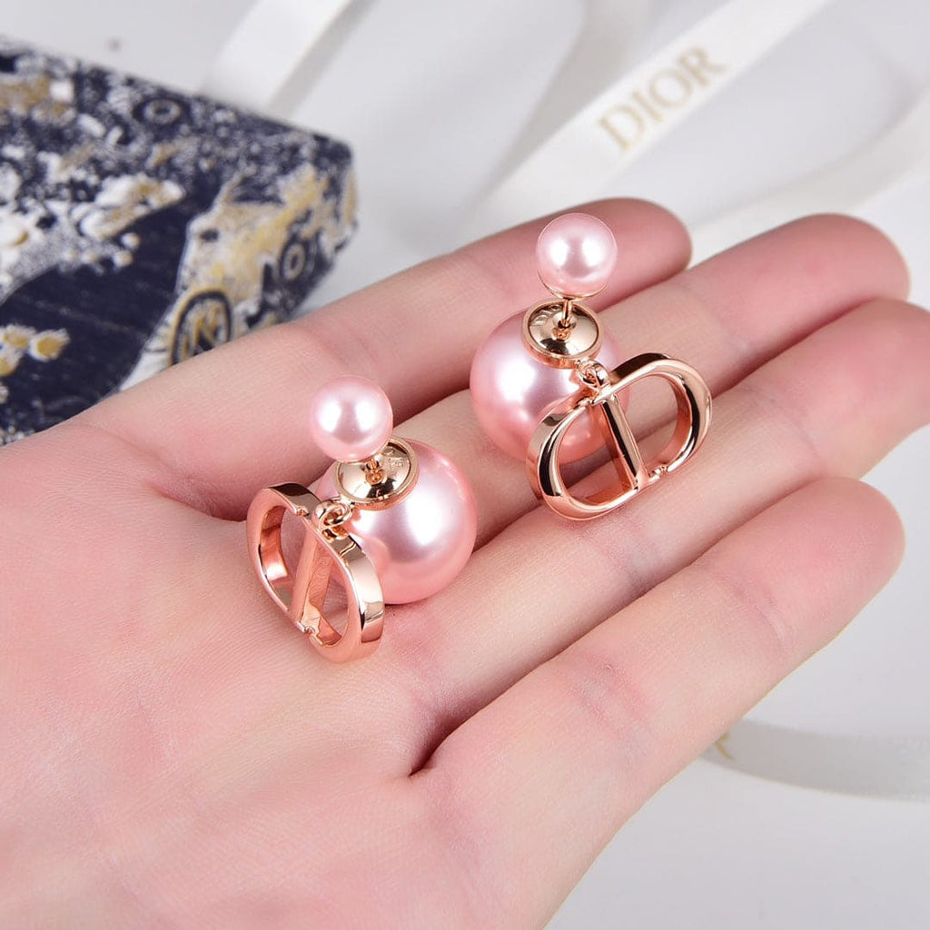Tribales Pink Pearl Earrings