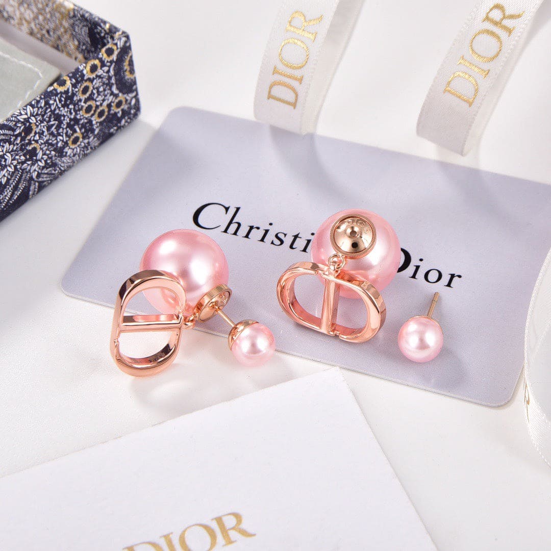 Tribales Pink Pearl Earrings