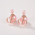 Tribales Pink Pearl Earrings