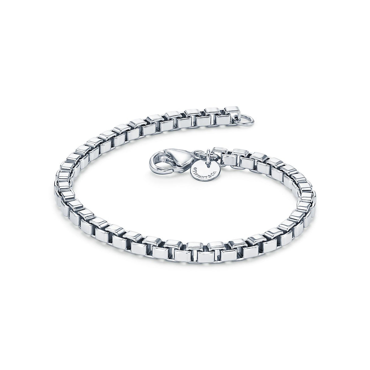 Tiffany Venetian Link Bracelet - 18K White Gold