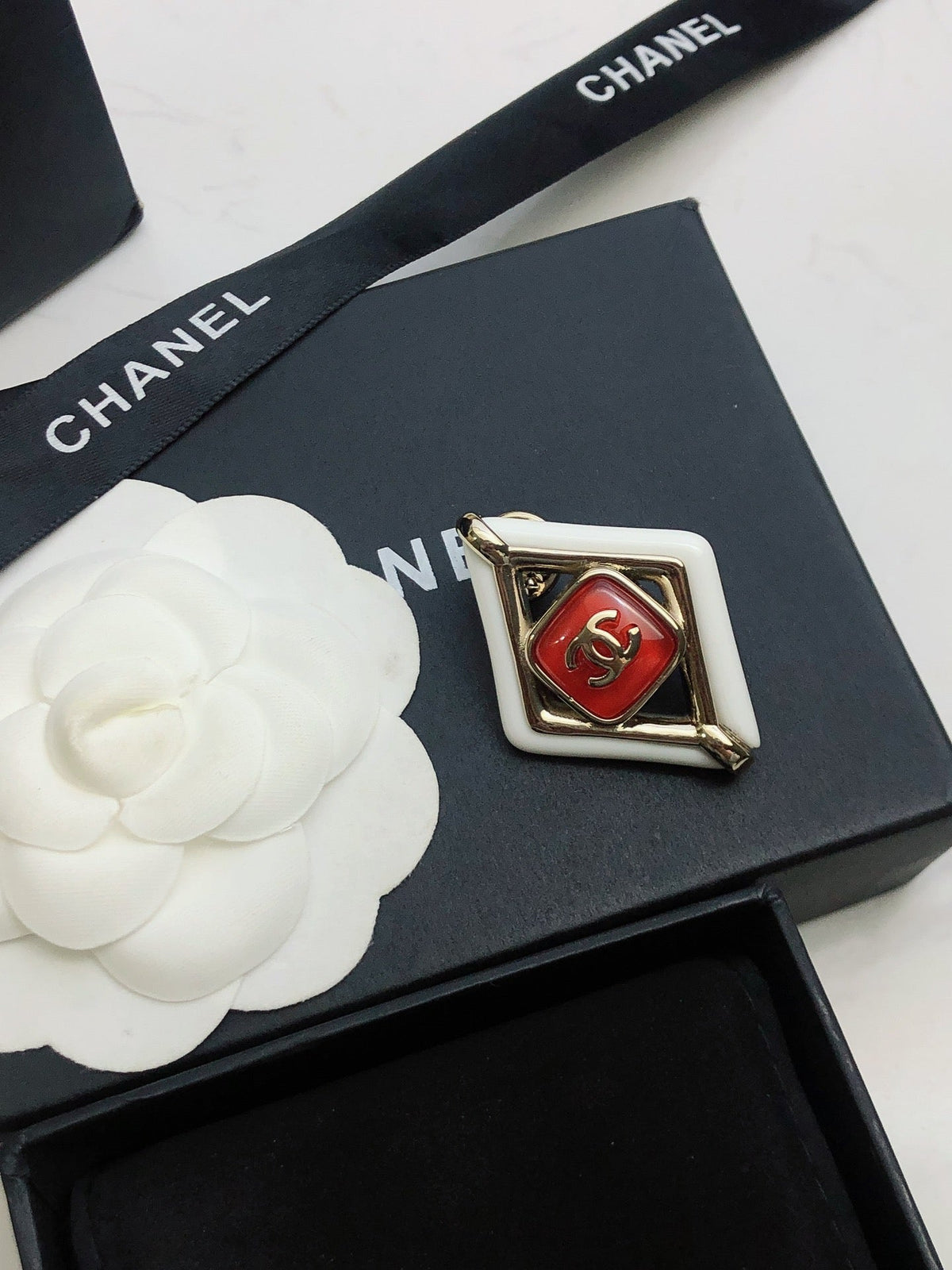 Chanel Rhombus Brooch