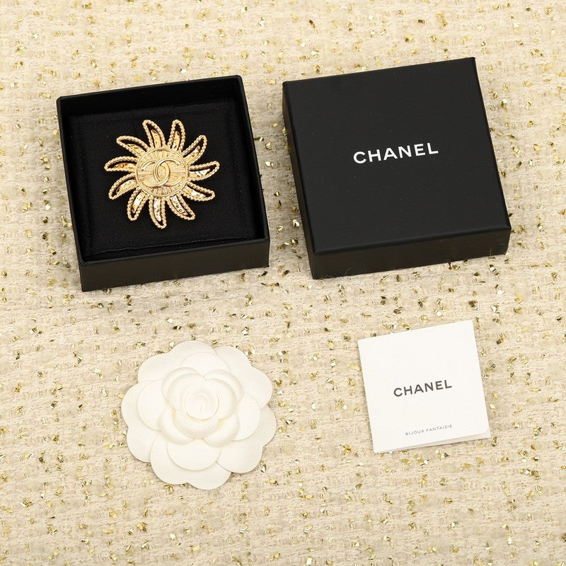 Chanel Sunflower Brooch
