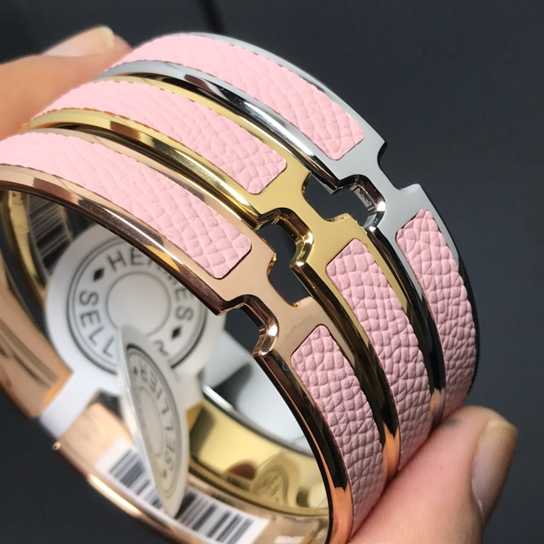 Hermes Olympe Light Pink Bracelet