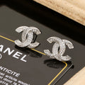 Chanel Diamond Earrings - 2 cm Height - 18K White Gold