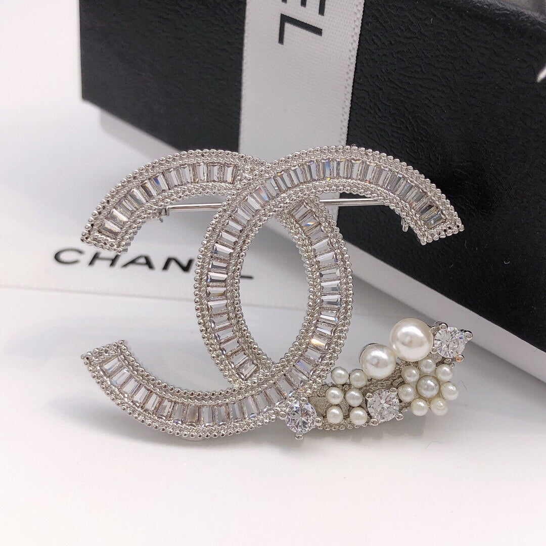 Chanel Star Crystal Brooch