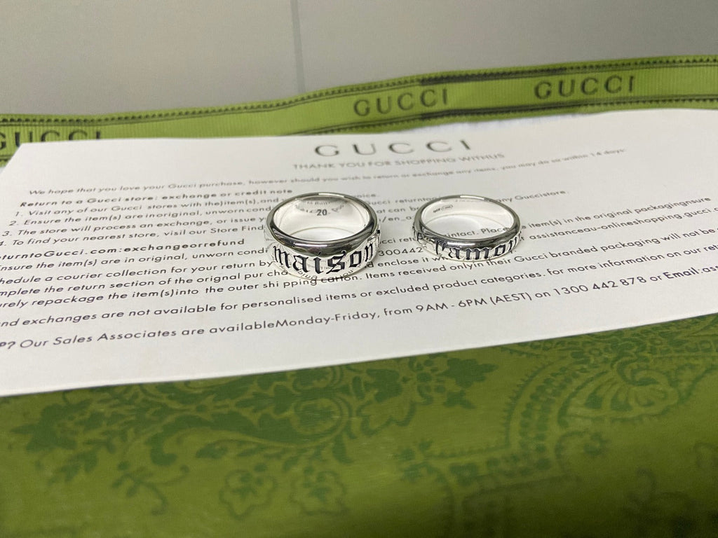 Gucci Double G Maison de l'Amour Ring