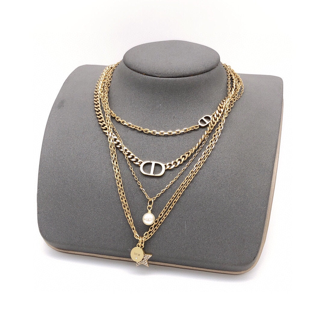 Dior Multi Layer Necklace
