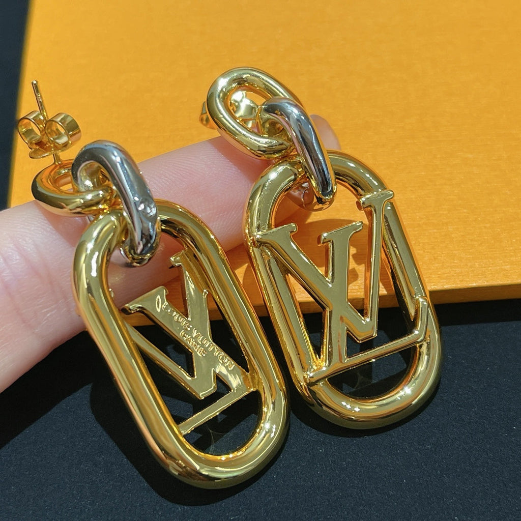 Louis Vuitton My Everyday Chain Earrings - 18K Yellow Gold