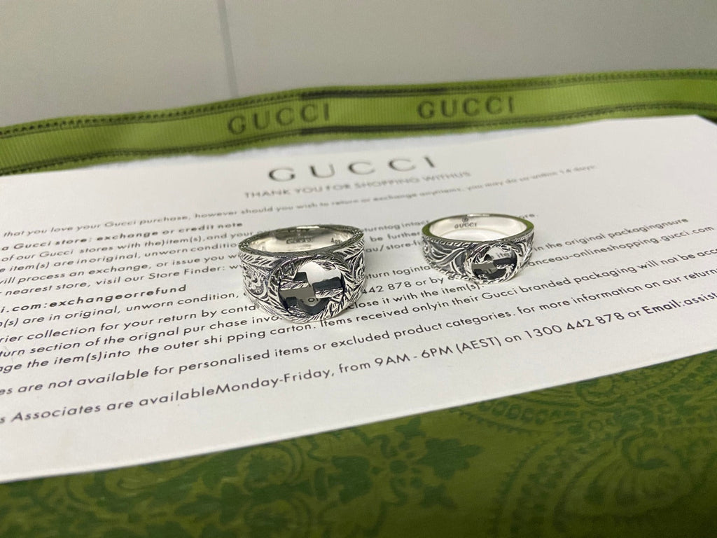 Gucci Double G Interlocking G Ring