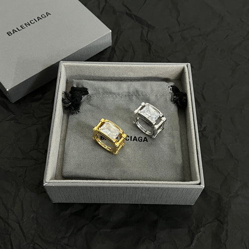 Balenciaga Crystal Ring - 18K Gold