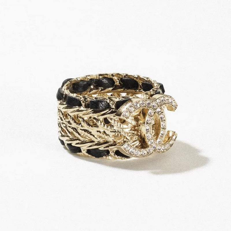Chanel Strass Diamond Ring - 18K Yellow Gold