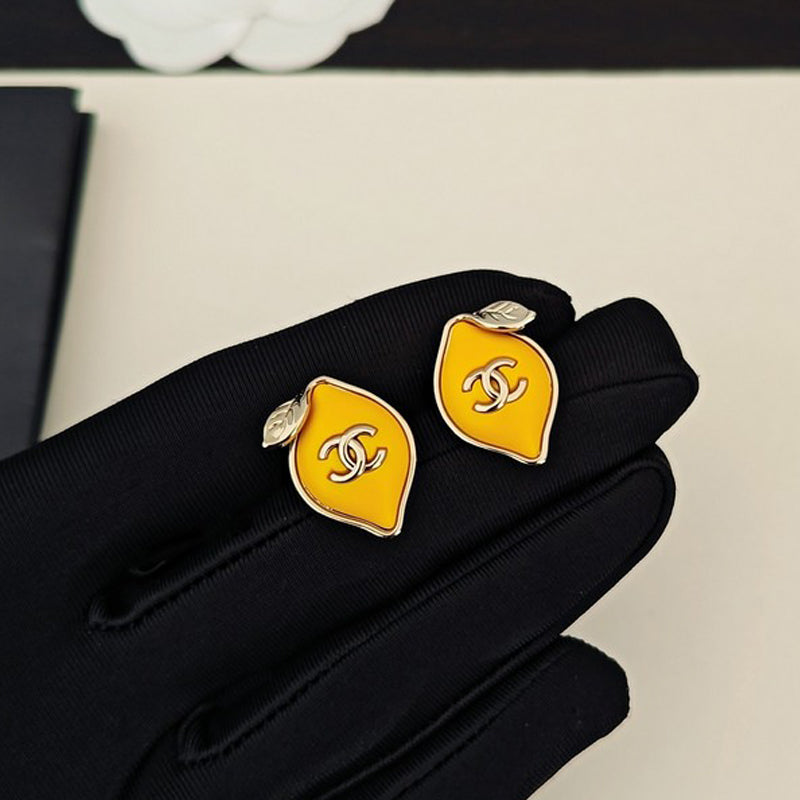 Chanel Yellow Leaf Earrings - 18K Yellow Gold
