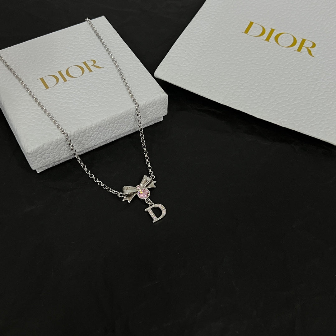 Dior Bowknot Vintage Necklace