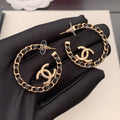 Chanel Strass Earrings - 18K Yellow Gold
