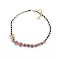 Chanel Leather Choker Necklace